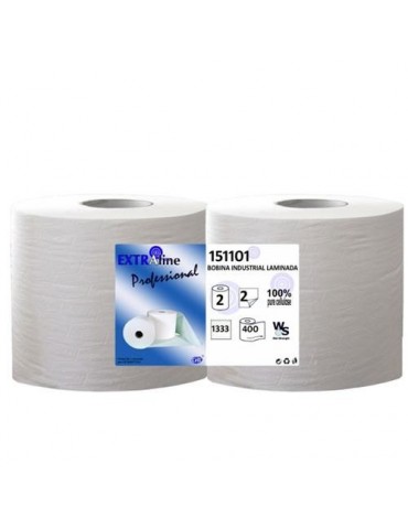 ROLLO CELULOSA INDUSTRIAL LAMINADA 2 HOJAS 400 M.