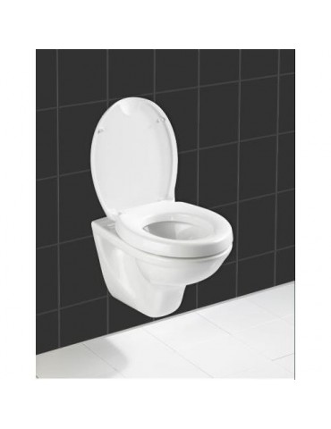 TAPA WC C/ALZADOR 5 CM. Y CAIDA LENTA COMFORT