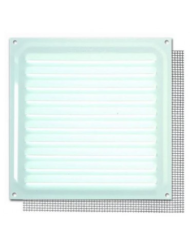 REJILLA CON MOSQUITERA 10X10 CM. BLANCO B73005D
