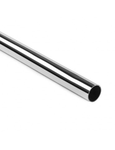 BARRA TUBO REDONDO CROMO 16X0.8MM 1.5 M. 160008