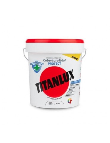 PINTURA PLASTICA ANTIBACTERIAS BLANCO MATE 4L