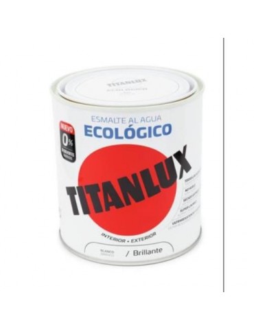 ESMALTE AL AGUA ECO BLANCO BRILLO 250ML