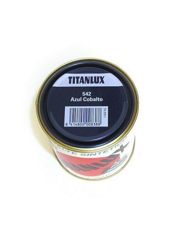 ESMALTE TITANLUX 375 ML. 542 001 AZUL COBA LTD. O