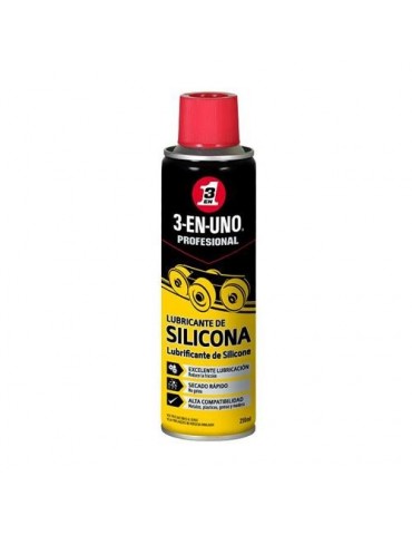 LUBRICANTE DE SILICONA 3 EN 1 PROFESIONAL 250 ML.