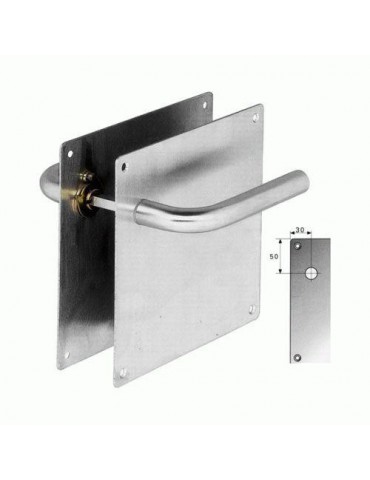 MANILLA CON PLACA 2.180X180 INOXIDABLE RECTA