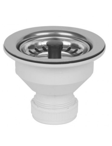 VALVULA CESTA 115MM. 1 1/2' INOX M-345