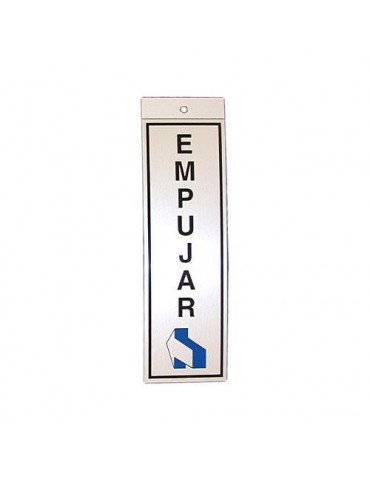 SILUETA ALUMINIO VERTICAL EMPUJAR 009