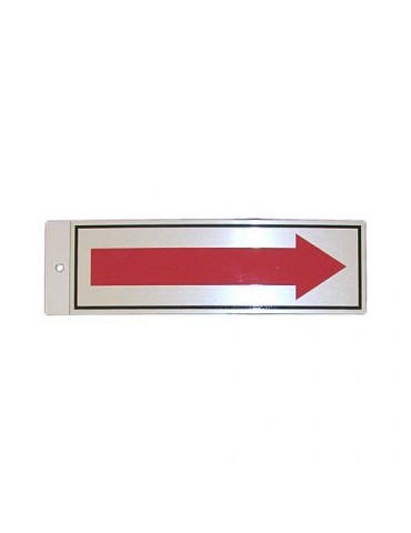 SILUETA ALUMINIO FLECHA ROJA 014
