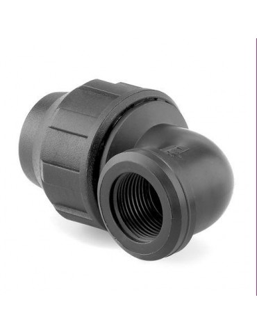 ENLACE MIXTO CODO ROSCA HEMBRA PP PARA PE 25MM-3/4