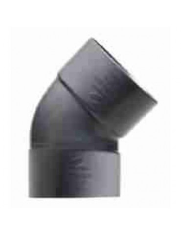 ENLACE CODO 45º MACHO PVC EVACUACION 50 MM