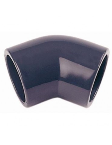ENLACE CODO 45º HEMBRA PVC PRESION 20 MM