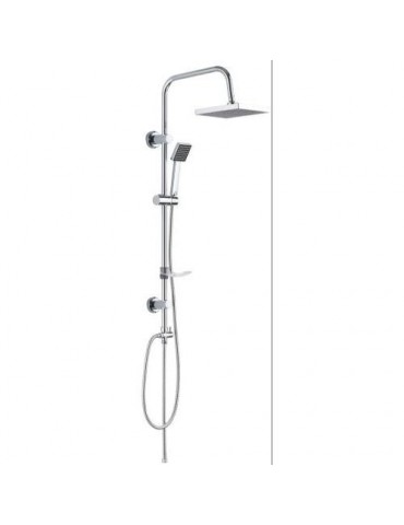 SET DUCHA SIN GRIFO INOX CON ROCIADOR SD31003