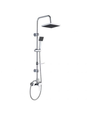 SET DUCHA C/GRIFO INOX C/ROCIADOR TINEO SD31014