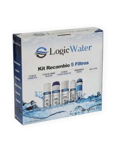 PACK 5 FILTROS OSMOSIS DOMESTICA