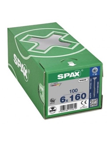 CENT. TORNILLO SPAX C/PL WIROX T30 6.0X160