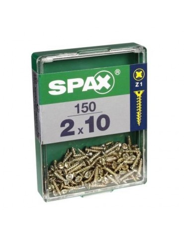 TORNILLO SPAX C/PL POZI BRICO. 2.0X10 C/150 UDS