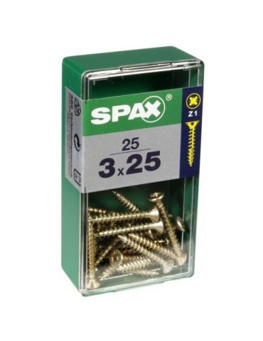 TORNILLO SPAX C/PL POZI BRICO. 3.0X20 C/25 UDS