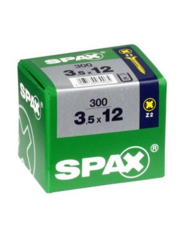 TORNILLO SPAX C/PL POZI BRICO. 3.5X12 C/300 UDS