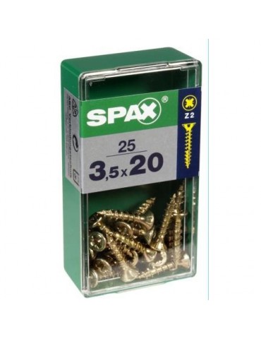 TORNILLO SPAX C/PL POZI BRICO. 3.5X16 C/25 UDS