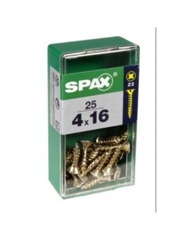 TORNILLO SPAX C/PL POZI BRICO. 4.0X16 C/25 UDS