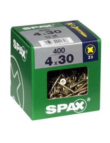 TORNILLO SPAX C/PL POZI BRICO. 4.0X30 C/400 UDS