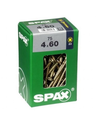 TORNILLO SPAX C/PL POZI BRICO. 4.0X60 C/75 UDS