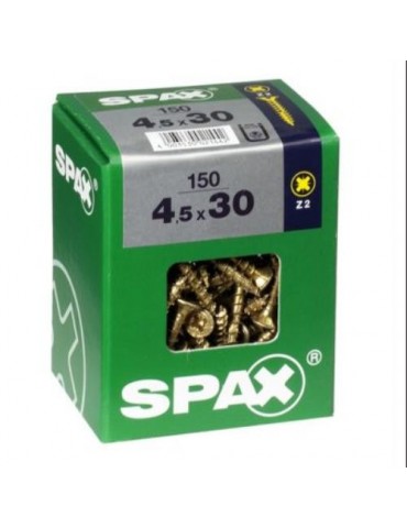 TORNILLO SPAX C/PL POZI BRICO. 4.5X30 C/150 UDS