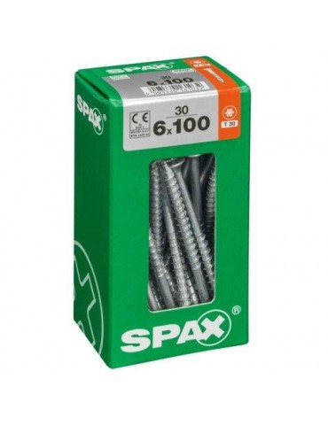 TORNILLO SPAX C/PL TORX WIROX 6.0X100 C/30 UDS