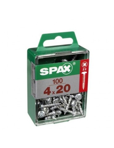 TORNILLO SPAX C/RDA POZI WIROX 4.0X20 C/100 UDS