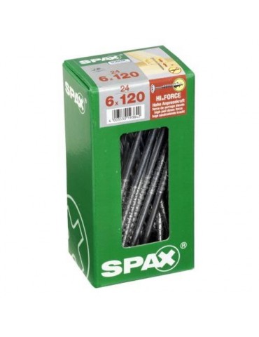 TORN. SPAX C/ARAN.TORX 6.0X120 WIROX C/24 UDS