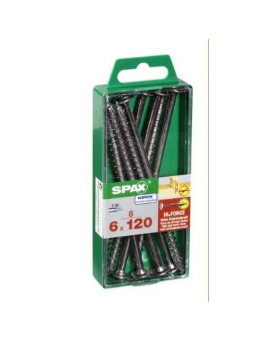 TORN. SPAX C/ARAN.TORX 6.0X120 WIROX C/8 UDS