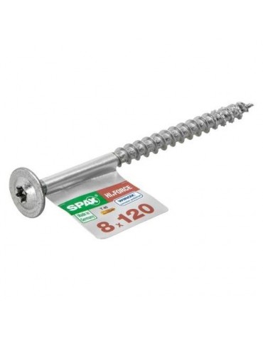 TORN. SPAX C/ARAN.TORX 8.0X120 WIROX 1 UNIDAD