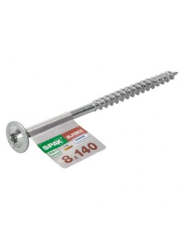 TORN. SPAX C/ARAN.TORX 8.0X140 WIROX 1 UNIDAD