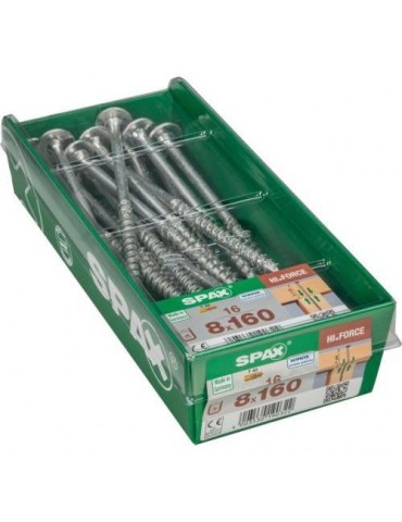 TORN. SPAX C/ARAN.TORX 8.0X160 WIROX C/16 UDS