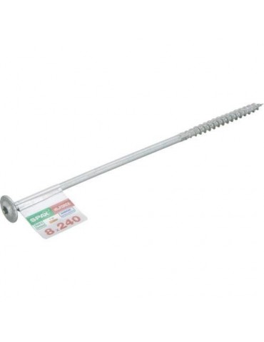 TORN. SPAX C/ARAN.TORX 8.0X240 WIROX 1 UNIDAD