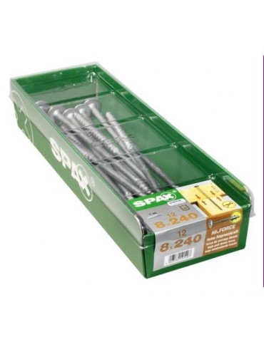 TORN. SPAX C/ARAN.TORX 8.0X240 WIROX C/12 UDS