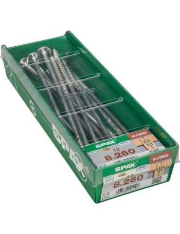 TORN. SPAX C/ARAN.TORX 8.0X260 WIROX C/12 UDS