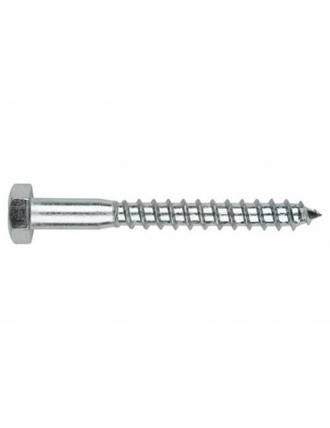 TORNILLO MADERA DIN-571 C/EXAGONAL 8X70 ZN.