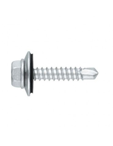 TORNILLO CON ARANDELA VULCAN. ACERO 4.8X25 P14 BL