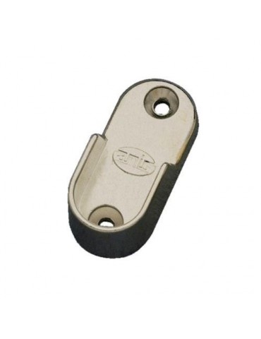 SOPORTE TUBO ARMARIO 7 30X15X45MM. NIQ.(BL-2) 2154
