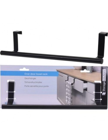 PERCHA PUERTA 36X8CM NEGRO CY4653270