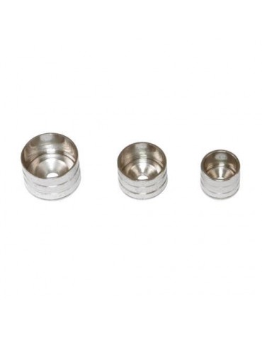 SOPORTE TUBO ARMARIO 15 Ø19X15MM NIQ.(BOL-2) 22303