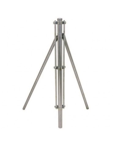 POSTE ESQUINERO CON TENSOR GALVANIZADO 1 M.