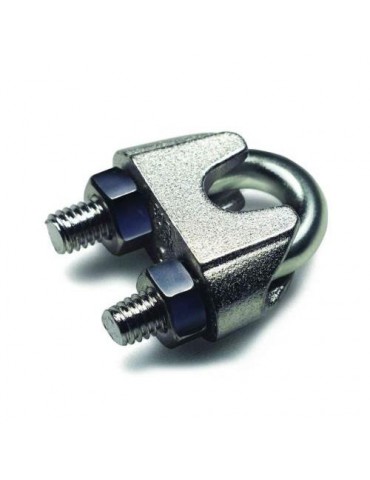 SUJETACABLES DIN 741 GALVANIZADO M 3 8 UDS