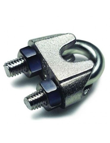 SUJETACABLES DIN 741 GALVANIZADO M 6 2 UDS