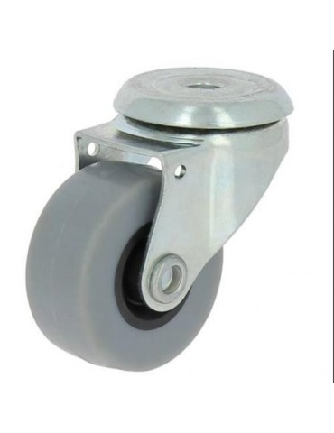 RUEDA CON SOPORTE ARO GOMA 40 76131