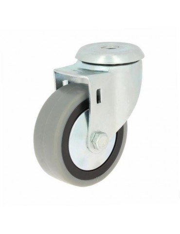 RUEDA CON SOPORTE ARO GOMA 50 75227