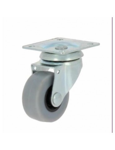 RUEDA CON SOPORTE PLACA ARO GOMA 30 76123