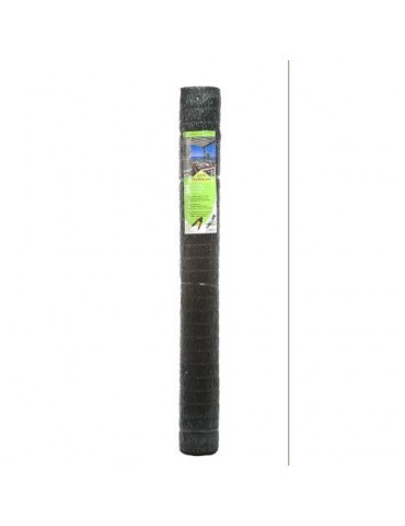 ROLLO 5X1M MALLA RAFIA OCULTACION TOTAL 100% VERDE