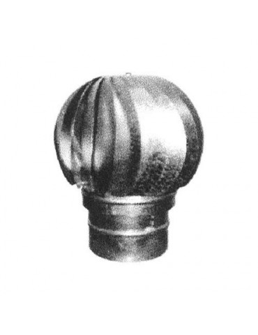 SOMBRERO ASPIRANTE GIRATORIO GALVANIZADO 150 MM.